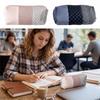 Patchwork Design Stationery Bag Plaid Pattern Patchwork Pencil Case Pencil Case  Office Use