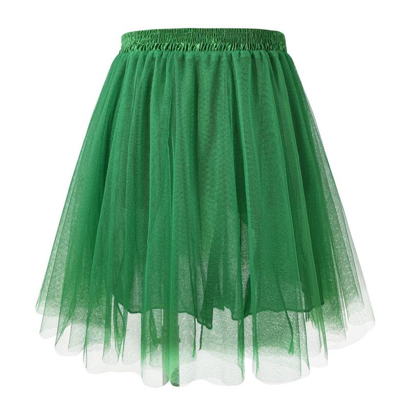 Women’s Tulle Mini Skirts Pleated Tulle Skirts Princess Skirts Under-Skirts Full-Skirted Skirts High-Waisted Lightweight Tulle Skirts