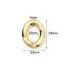 20pcs/bag 28X23mm Plated Acrylic Chain Buckle Link Chain Connector For Jewelry Making Bracelet Necklace Handbag Chain Wholesale