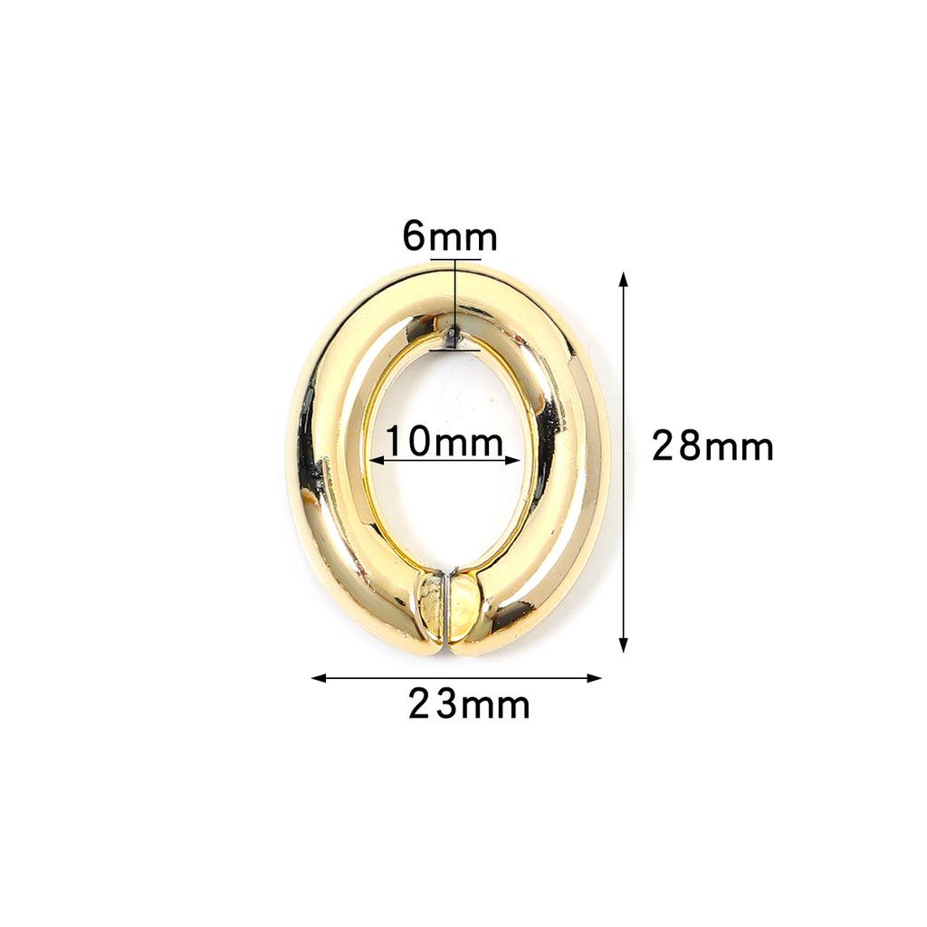 20pcs/bag 28X23mm Plated Acrylic Chain Buckle Link Chain Connector For Jewelry Making Bracelet Necklace Handbag Chain Wholesale
