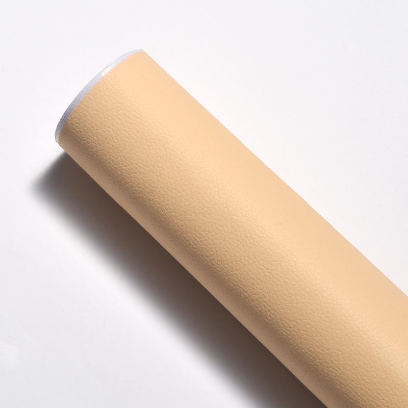 

Самоклеящаяся заплатка из натуральной кожи для ремонта и реставрации диванов и кресел 90cm x 3m кремовый/жёлтый