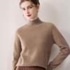 Women's 100% Pure Cashmere Solid Color Sweater - Versatile, Warm Knit Base Layer