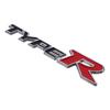 2 stuks Letterstijl Type-R Logo Auto Embleem Zinklegering Zwart, Rood Racing Sportauto Bumper Badge 3D Metalen Badge Stickers voor de meeste Auto's