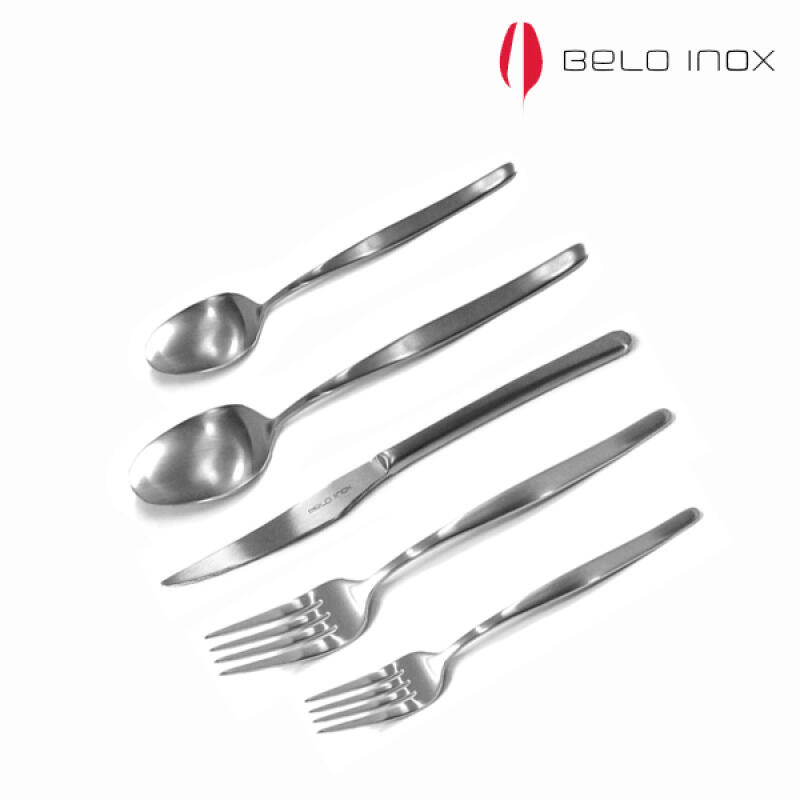 [belo inox] Bali matte dinner cutlery 5-piece set