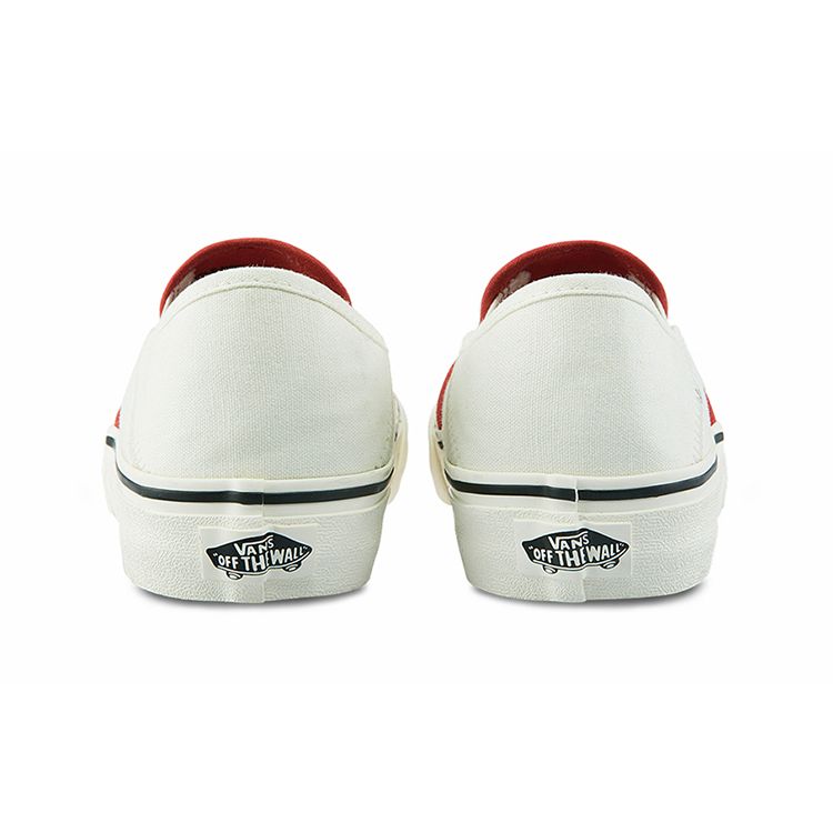 Vans Slip-On Checkerboard Classic Versatile Casual Low-Top Skate Shoes Men sneakers Red White VN0A5HYQA02