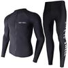 Korean Men's Long Sleeve Quick-Dry Diving Suit: Jellyfish-Proof Snorkeling & Surfing Set.