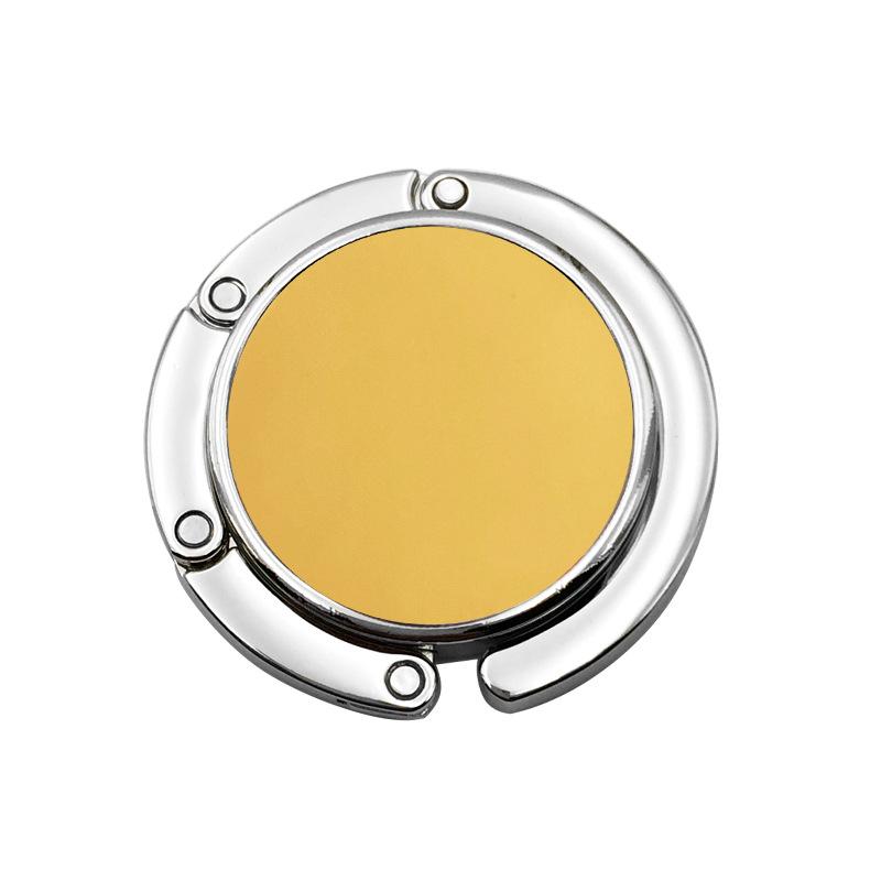 Модный держатель для сумки, вешалка для сумки, складной держатель с крючком, портативная стойка для ключей, настольный крючок, фурнитура для путешествий, уличная вешалка для хранения золотой