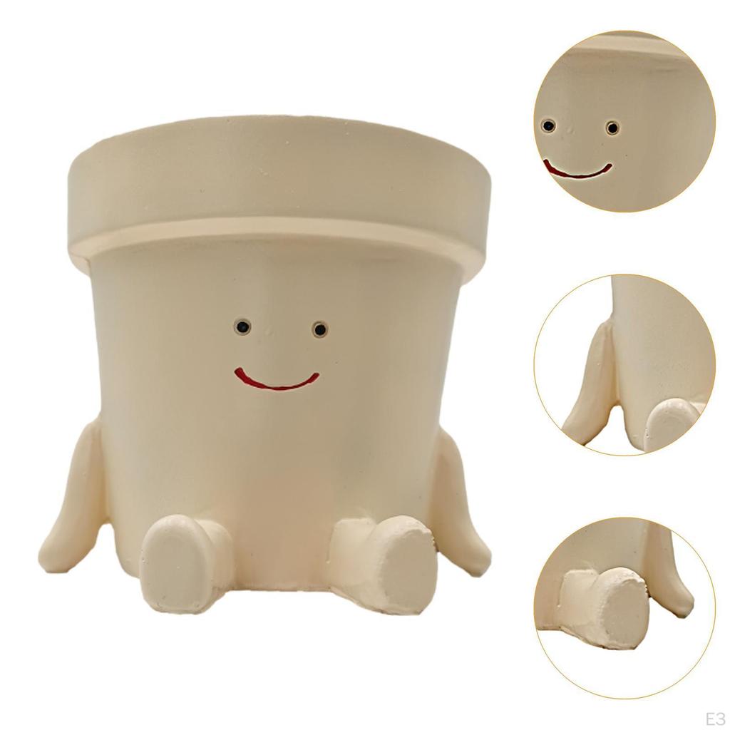 Adorable Cartoon Flower Pot for Home Decor