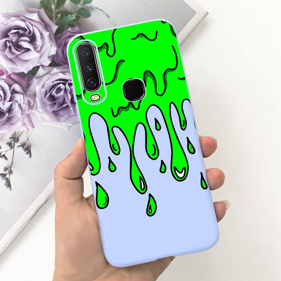 For Vivo Y12 Case Vivo Y15 Y17 1902 1904 Cute Fashion Cartoon Cover Soft Silicone Phone Case For Vivo Y15 Y 12 17 VivoY12 Fundas