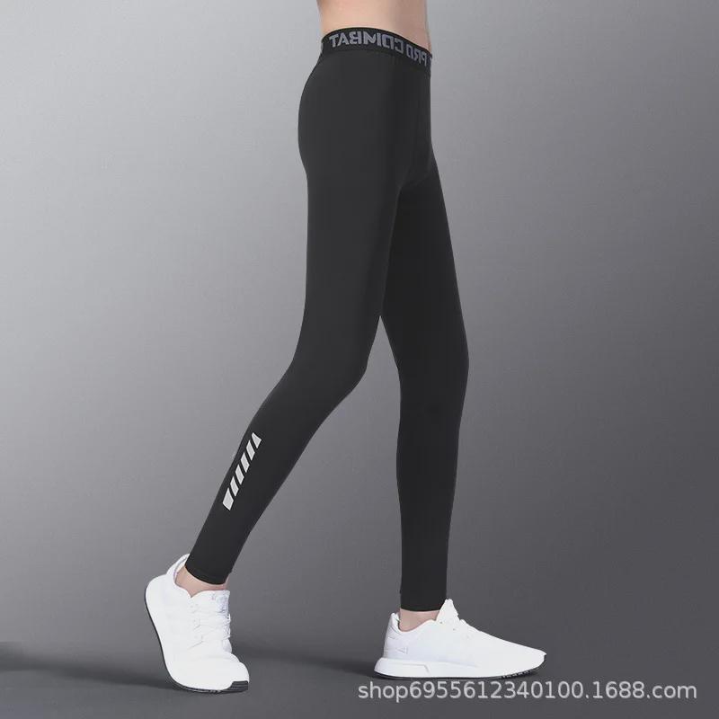 Férfi Gyorsan Száradó Magas Rugalmasságú Edzőrövidnadrág Szett: Futás, Kosárlabda, Kompressziós Leggings