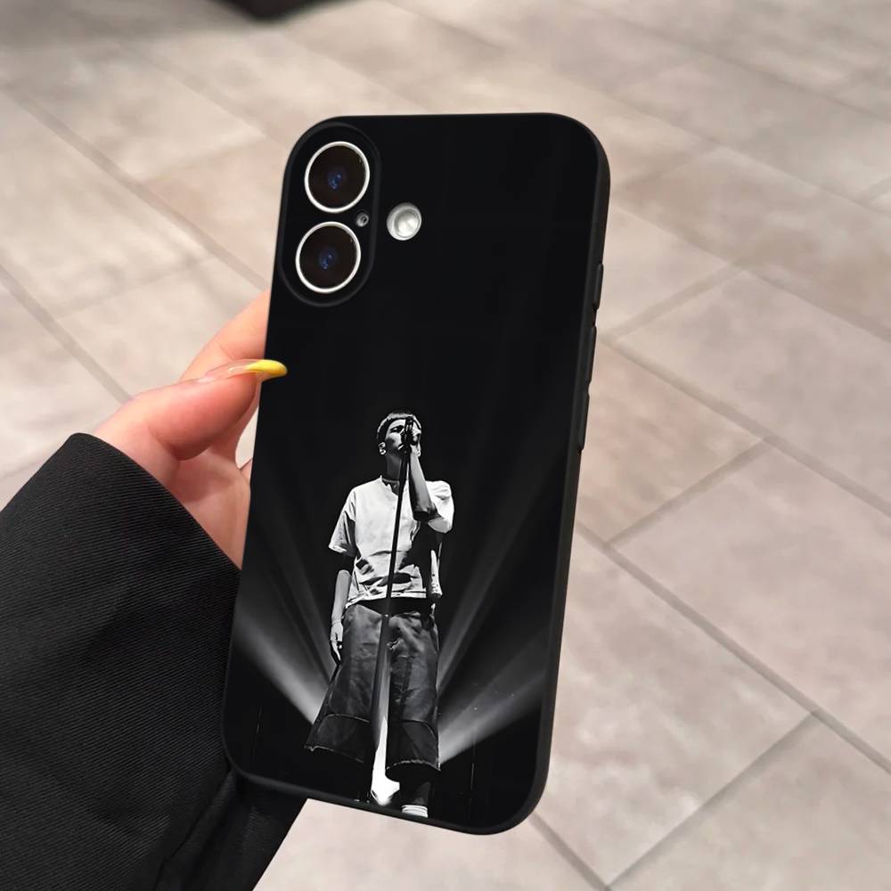 Singer M-Milo J Phone Case For IPhone 17 Air 16 15 14 Plus 13 12 Mini 11 Pro Max Black Cover