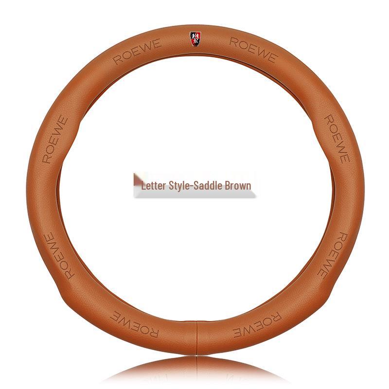 Genuine Leather Steering Wheel Cover for Roewe RX5, RX3, RX8, I5, I6, 350, 550, 360, E5, E6 - Sport Edition