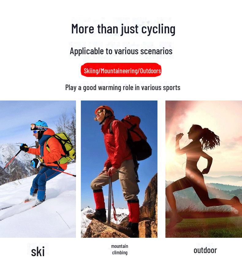 Men's Winter Windproof Cycling Gloves with Touchscreen Compatibility and Velvet Cuff