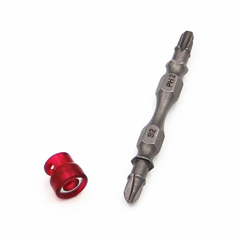 5 Pièces/Ensemble Ph2 Embouts de Tournevis Magnétiques à Tête Simple Queue Hexagonale 1/4 Pouce