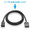 HDMI cable for car navigation E type-A type 1.5m length