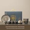 Tao Tie Dunhuang Thangka Ceramic Kung Fu Tea Set