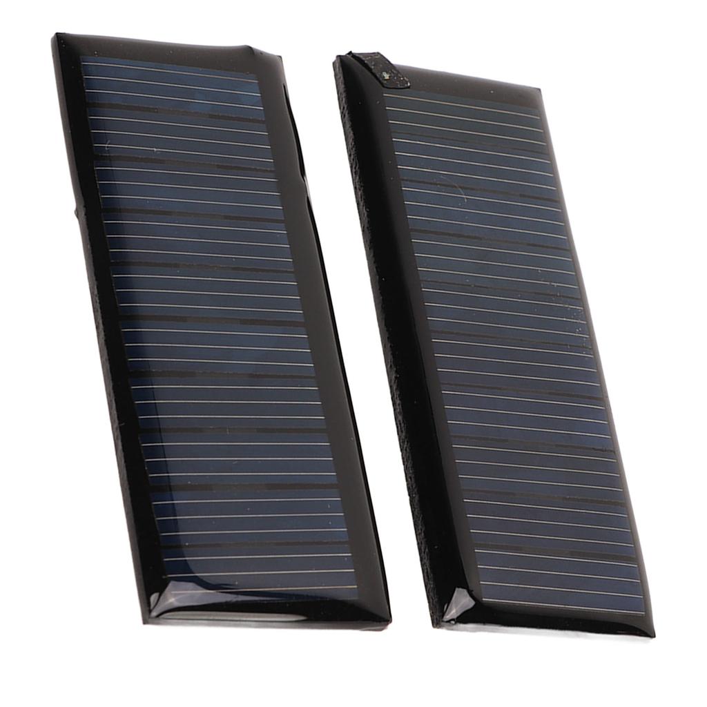 2PCS 45MA 5V Mini Solar Panels 3.7V High Conversion Rate Energy Saving Efficient Polycrystalline Solar Cells