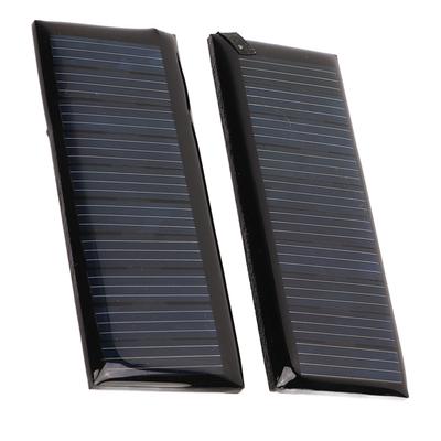 2 Stück 45MA 5V Mini-Solarmodule 3,7V Hohe Umwandlungsrate Energiesparend Effiziente polykristalline Solarzellen