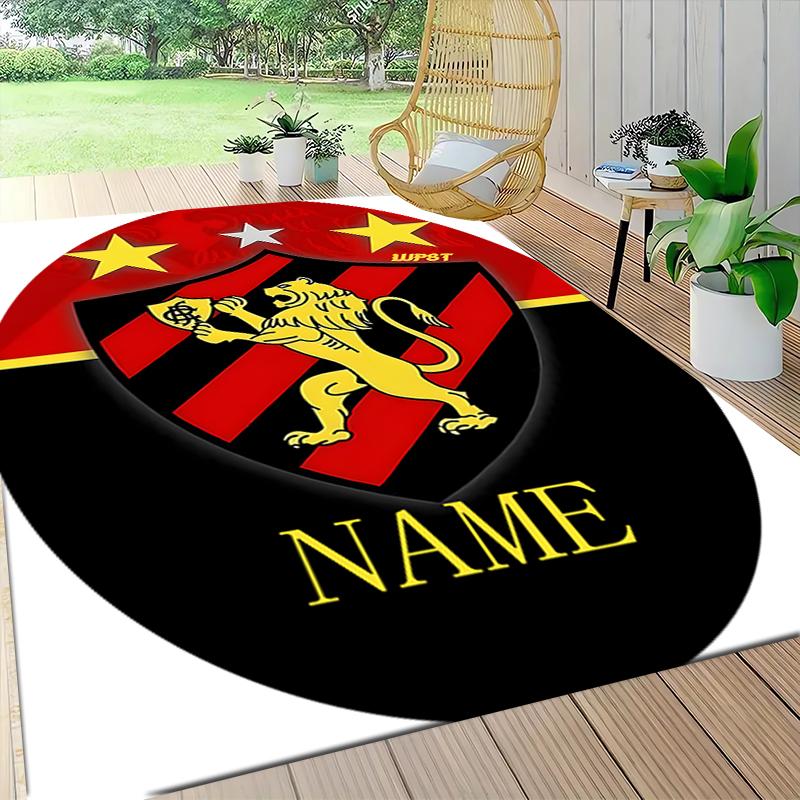 Custom Name "Vasco Shield Emblem" Carpet Rug Customizable Soft Washable Anti-Slip Home Living Room Sofa Mats Personalized Rug. 0909266