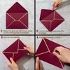 10pcs Vintage Decoration Envelope Set Invitation Card Blessing Thank Envelopes  Postcard
