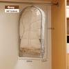 Wardrobe Organizer Bags Down Jacket Air Compression Hanging Bag with Zipper Clothes Dust Cover Bag Save Space Cloth Storage Bag