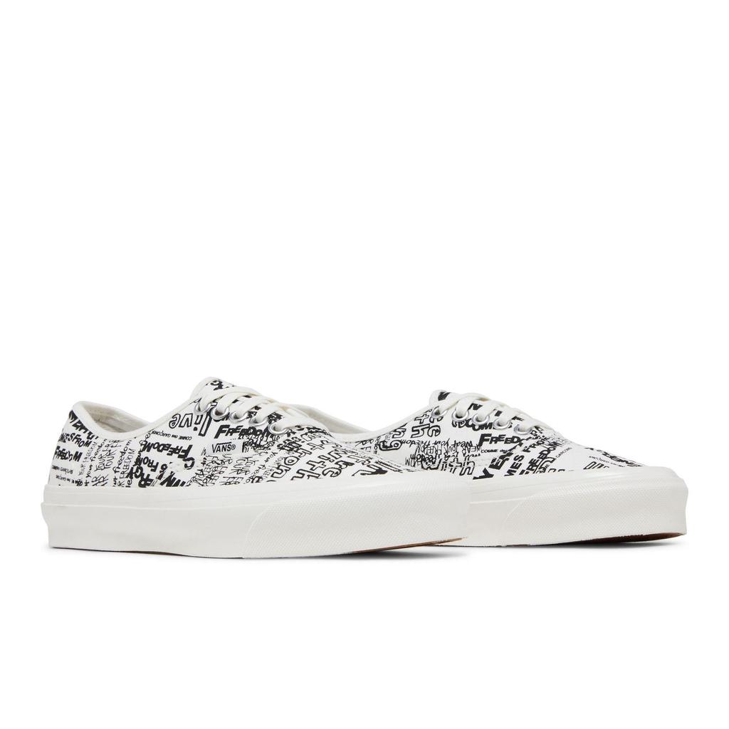 Vans OG Authentic LX 'Graffiti' (Unisex) White / White Skateboard Shoes VN0A4BV92GX