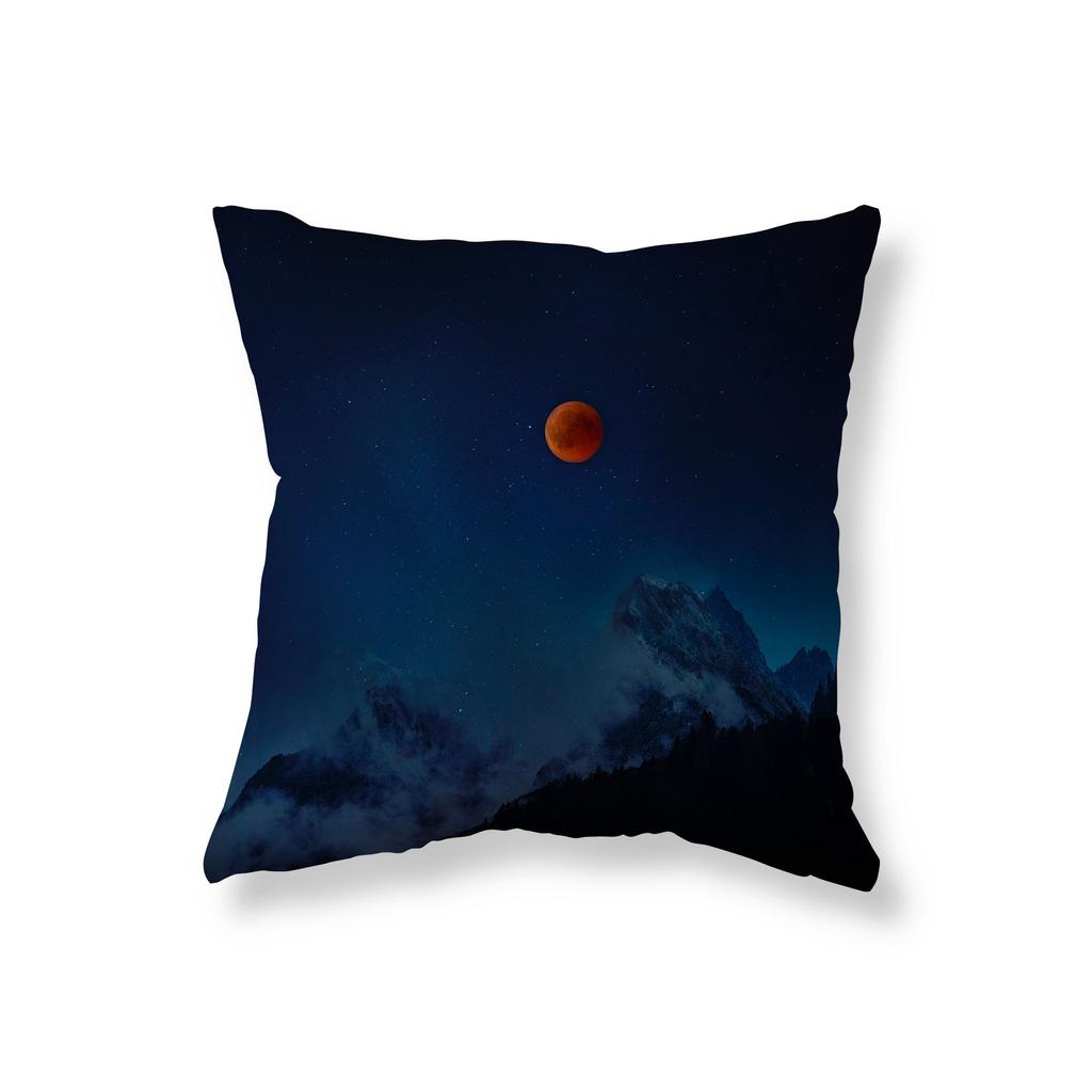 Aurora Star Landscape Pillow Cover Sofa Car Decorative Pillow Cover Chair Cushion Cover Room Aesthetics Home Decor 45x45cm