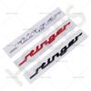 1Pc Large Small Size ABS Stinger Letter Logo Car Front Hood Engine Embelm Rear Trunk Badge Tailgate Decal Accessories