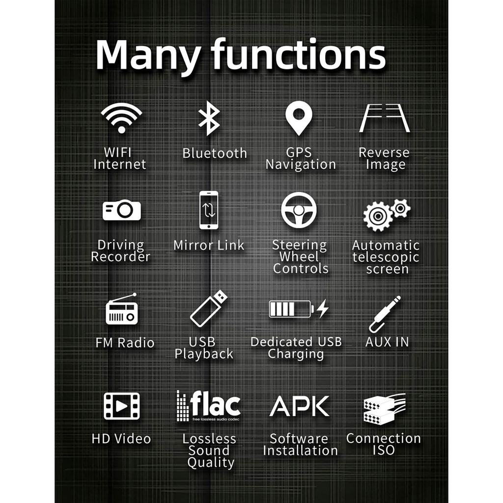 GPS Navigation 7Inch Autoradio Multimedia Stereo Video Player Fm USB Aux