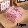 30 pezzi Scatole Regalo con Finestra a Forma di Cuore Scatole per Dolcetti di Carta Scatole per Confezioni Regalo a Cuore d'Amore Scatola per Imballaggio per Decorazioni Matrimoni Forniture per Feste di Compleanno
