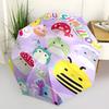 squishmallows Print Automatic Umbrella, 8 Rib Iron Frame, Plastic Handle, Suitable for Outdoor Travel &Daily , Ideal Gift