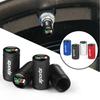 uwhxm4 Tire Valve Caps Decorative Tyre Wheel Stem Air Valve Cover for Skoda Octavia Rapid Fabia Superb Kodiaq Scala Karop Kamiq Citigo