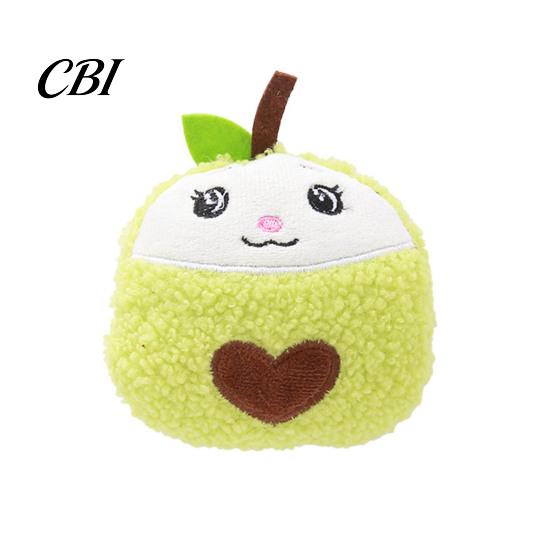 Soft Dog Toy for Puppies Plush Toy, Squeaky Sound Stuffed Puppy Cartoon Fruit Shape, Colorful Durable Chew-Resistant Pet Dogs Stress Relief