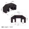 Musical Instrument Accessories Professional Practice Zinc Alloy 3/4 4/4 Violin Mute Black