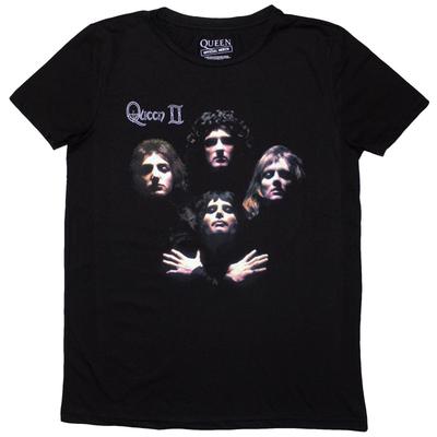 Queen Ladies Slim Fit T-Shirt: Bo Rhap Classic OFFICIAL NEW