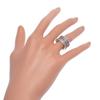 BVLGARI B-Zero1 Ring Be zero one 4 bands pink K18 white gold/garnet #3.9(US Size) 12.6g Women Used