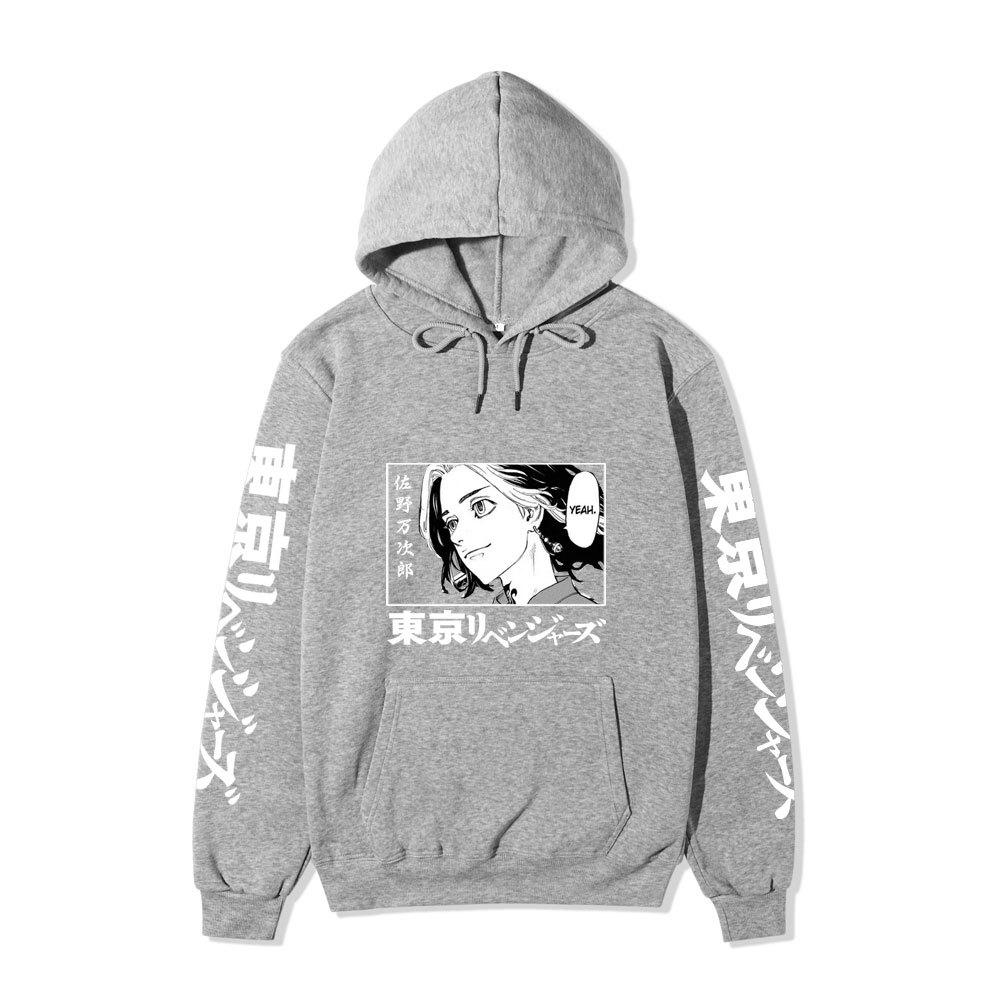 Tokyo Revengers Mikey Manjiro Sano Unisex Fleece Hoodie Autumn Winter Anime Print Long Sleeve Casual Pullover Sweatshirt