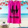 Custom Name JuL C'est Pas Des Lol Print Beach Towel, Large Soft Quick Dry Towel for Beach Camping Swimming -HE224