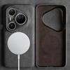 For Magsafe Premium Leather Case For Huawei Pura 80 Ultra 90 Pro Max 70 Pro Plus Mate 80 Pro Max 60 70 Phone Case Back Cover Bag