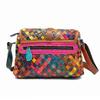Tide Bag Women'S Bag Hand-Woven Contrasting Color Cowhide Color Square Bag Single Shoulder Women'S Bag