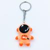 Creative Cute Cartoon Soft Glue Astronaut Keychain Dolls Toys Spaceman Car Key Chain Couple Package Pendant Small Gift