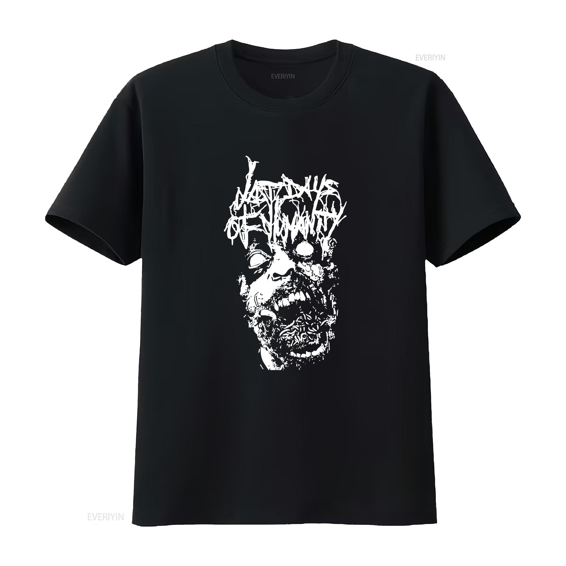 

Last Days Of Humanity Goregrind T Shirt Vintage Crust Punk Mincecore Death Metal vintage Washed Unisex Stylish graphic fashion 4XL