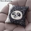 Cute Funny Panda Faces Decorative Throw Pillow Covers Pattern Cushion Cover Suitable For Sofa Bedroom Car Pillow Cover