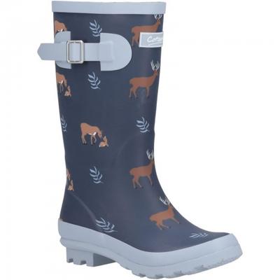 Childrens/Kids Woodland Deer Wellington Boots