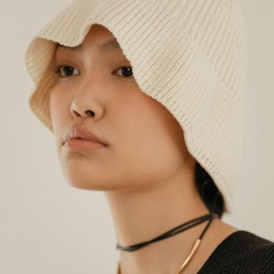 BINOVULAR COTTON BUCKET HAT - CREAM