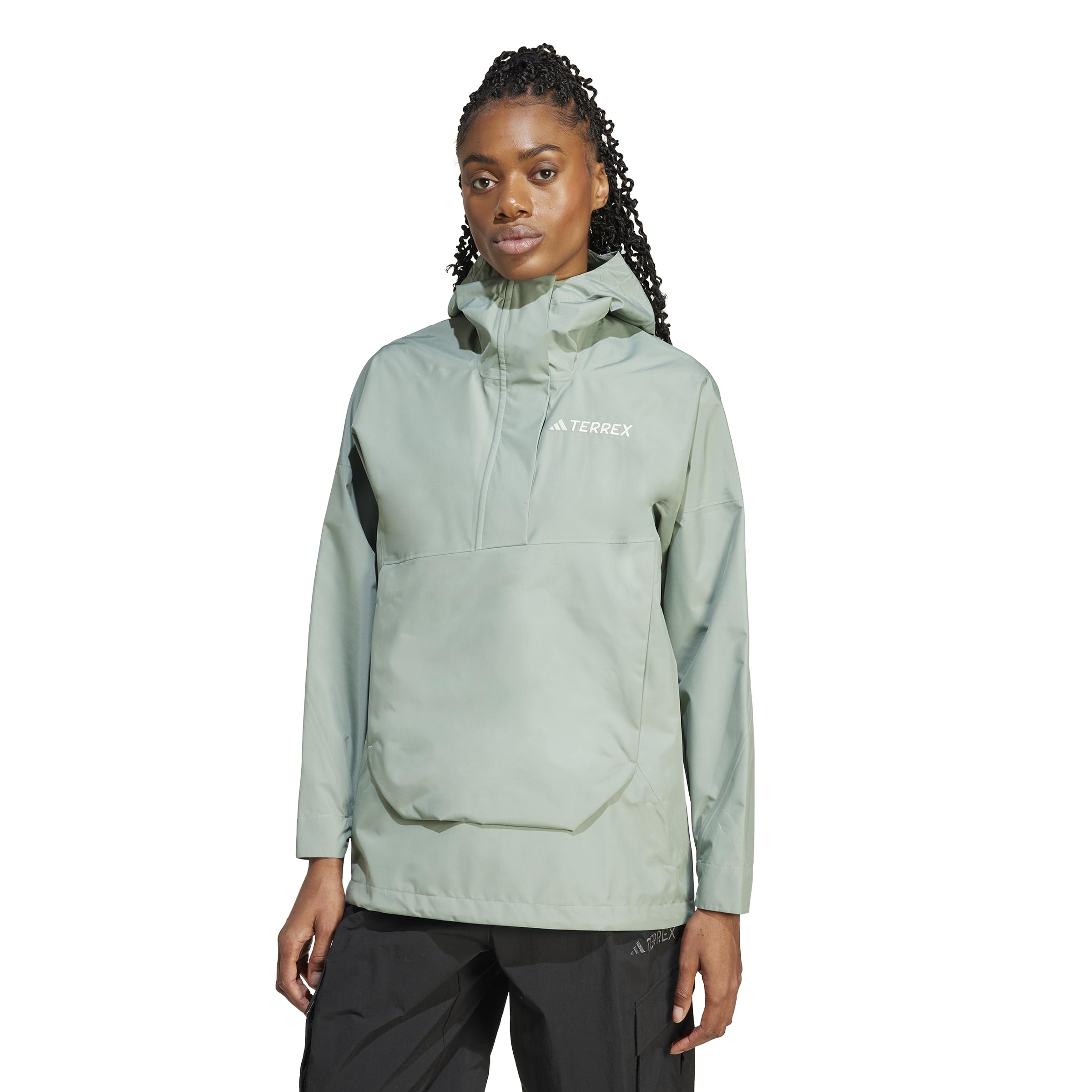 

Adidas Terrex Xperior 2L Hardshell Performance Серебристо-зеленый Размер GORE-TEX Куртка, Женская, (JF1356), Дж/Л (KVF61)