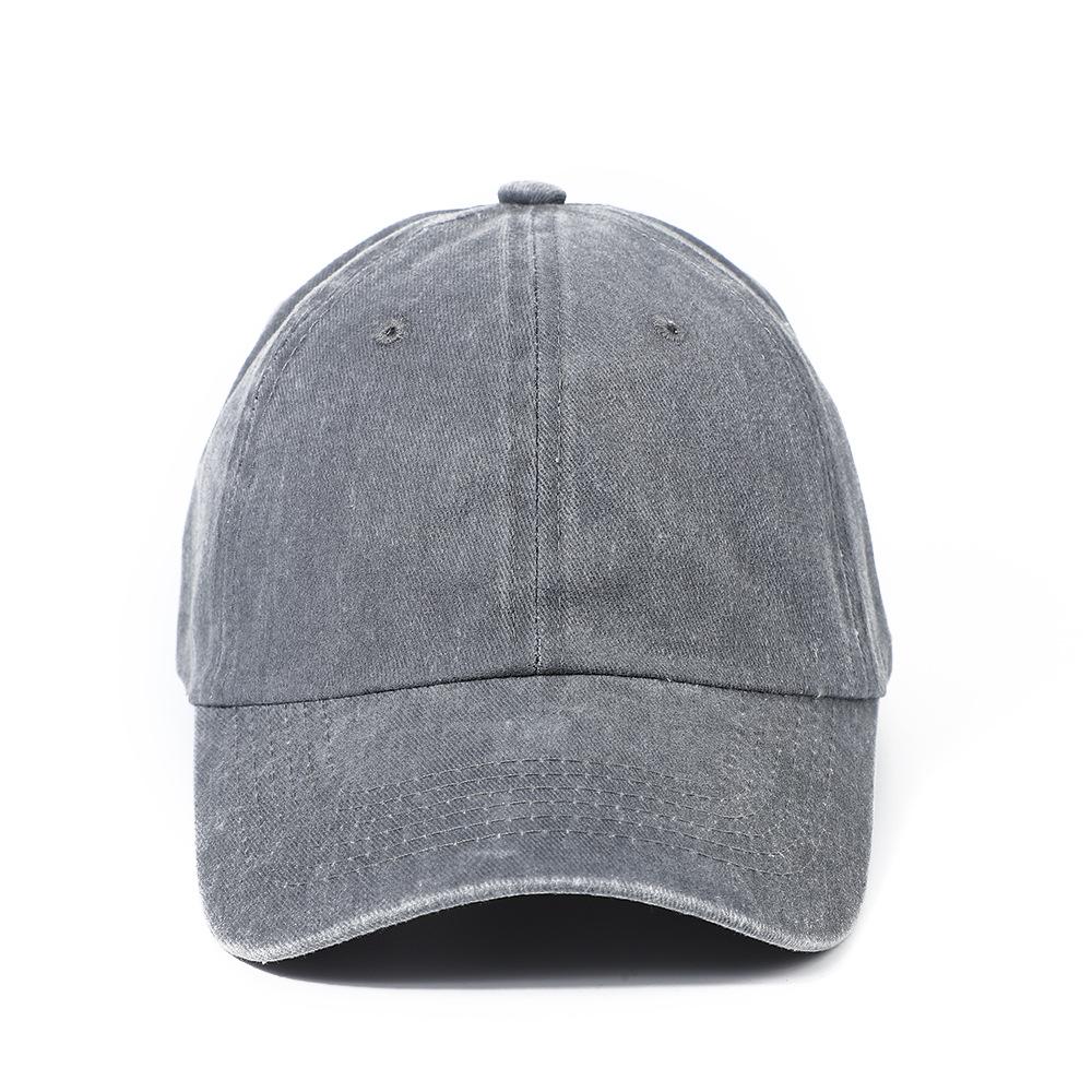 Solid Color Multi-Color Baseball Cap Washed Baseball Cap Summer Outdoor Leisure Sports Hat Adjustable