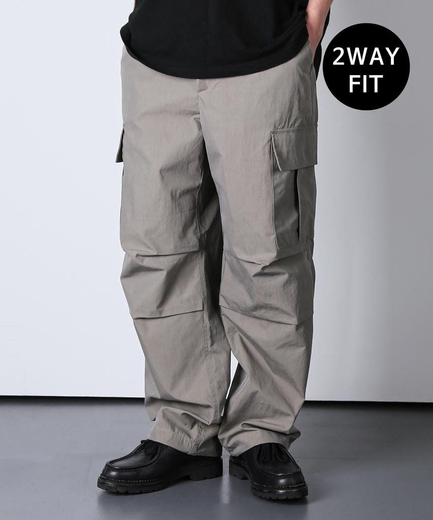 KND M-65 Nylon Field Cargo 2-Way Pants Grey