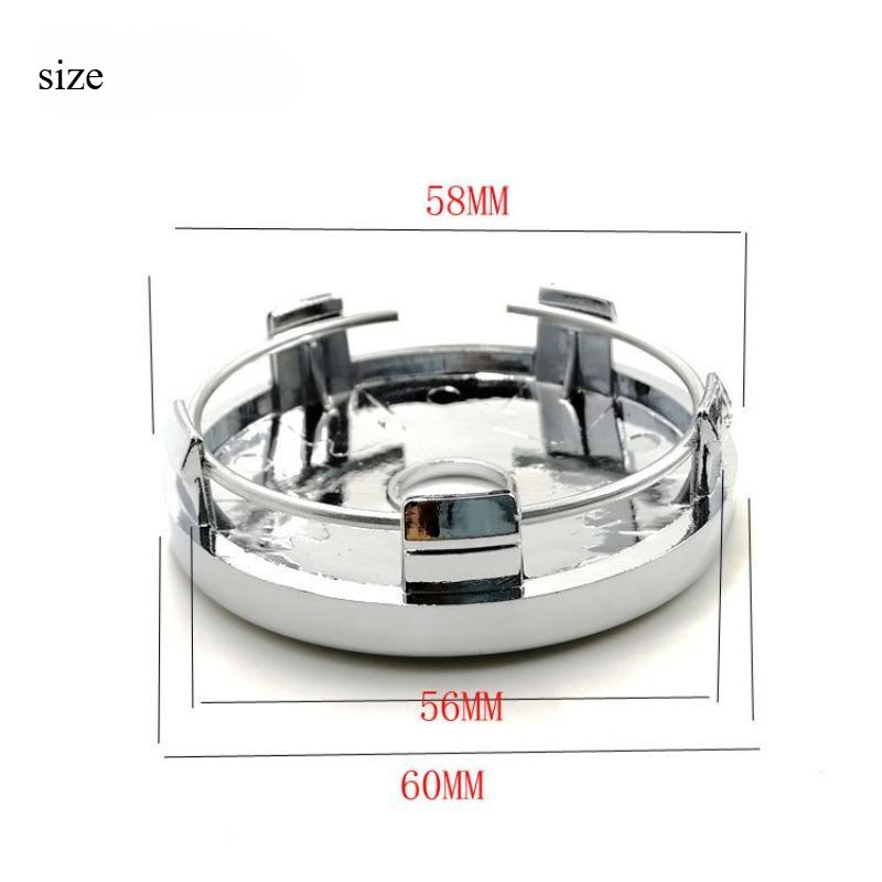 4 ks General Motors Úprava náboje kola 60MM Kryt náboje kola automobilu Ochranný kryt pro GR/GR Sport/sport