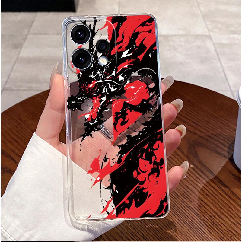 For Oppo Reno 15C 5G PMD110 Case Clear Luxury Cute Love Rabbit Funny Painting TPU Soft Silicone Casing For Oppo Reno15C 5G Cover